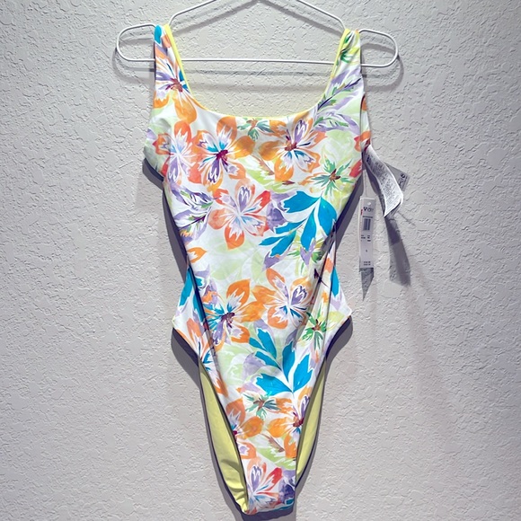 Roxy Retro Revo One Piece‎ Swimsuit Reversible Bikini size XL - Picture 2 of 13